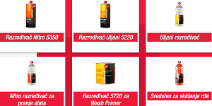 Gvožđar Inex Zorka Color Razređivači